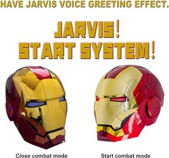 New Iron Man MK5 Helmet Electronic Voice Activated Open&Close Mask Autoking US
