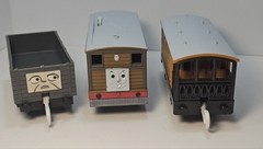 Thomas Trackmaster Toby Henrietta Troublesome Truck Train 2006 Hit Toy Works