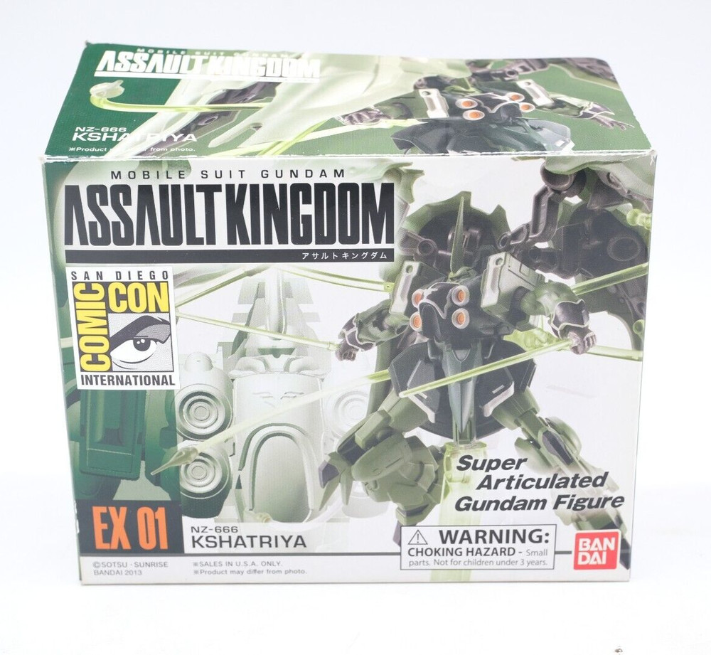 RARE Bandai EX01 KSHATRIYA NZ-666 SDCC 2013 Exclusive Gundam Assault Kingdom