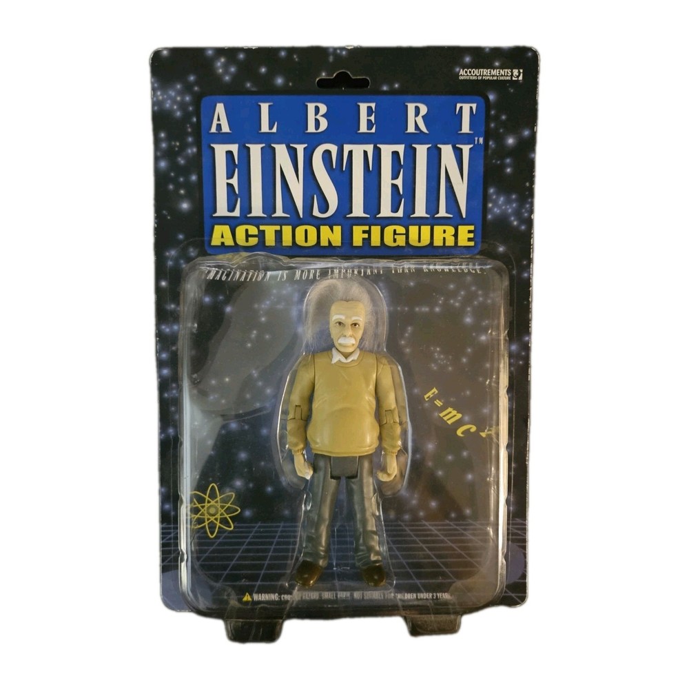 SEALED! Albert Einstein Action Figure Accoutrements Item #11071 Scientist