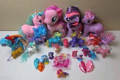 My Little Pony Mixed Lot of 22 Random Figures Various Sizes/Years Some Vintage