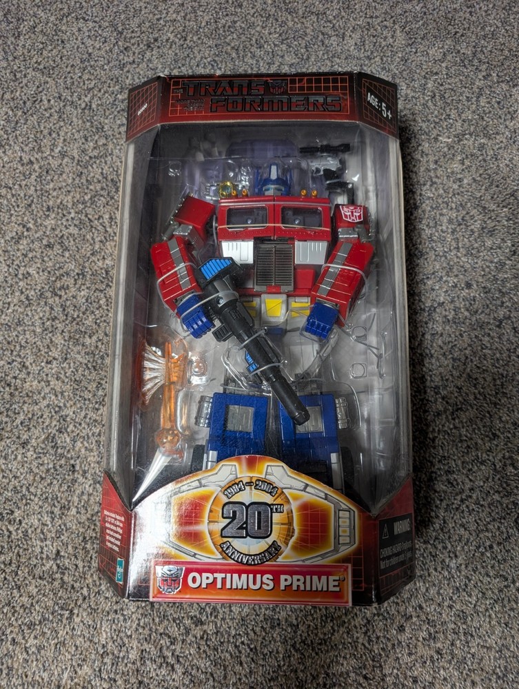2003 Hasbro Transformers: 20th Anniversary Optimus Prime Sealed NISB