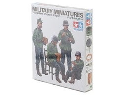 Tamiya 1/35 German Soldiers At Rest Plastic Figures Model Set (Limited Edition)