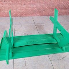 Picnic Table Model Prop Kit 1/10 Scale Action Figure Diorama Dollhouse Accessory