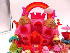 Lalaloopsy Tinies Sew Royal Castle Rainbow Cinder Slippers Doll Mini Cinder Clot