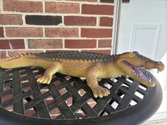 Toys R Us Maidenhead Large Realistic Lifelike Soft Rubber Alligator 2017 23”