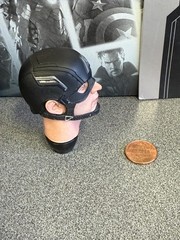 HOT TOYS SIDESHOW EXCLUSIVE 1/6 MMS488 CAPTAIN AMERICA – HEAD SCULPT + HELMET