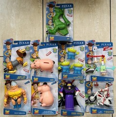 Lot Of 9 Toy Story Figures Rocky Gibraltar | Forky | Slinky | Evil Dr. Porkchop