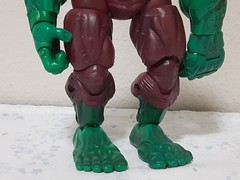 ToyBiz Gamma Punch Hulk 2004 Fully Jointed Marvel Action Figure Green Purple