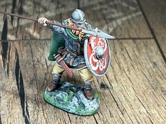 Tabletop Miniature. Resin Figure Viking 60mm figurine of a warrior of the north
