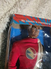 1976 Mattel PULSAR The Ultimate Man of Adventure 13.5″ Doll – Has Mission Discs