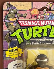 Teenage Mutant NInja Turtles DONATELLO With Storage Shell 1991 SEE DESCRIPTION