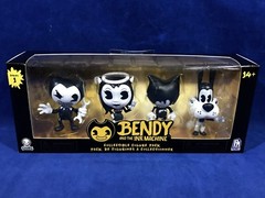 New BENDY and the INK MACHINE Collectible Figure 4-Pack BORIS WOLF Alice Angel