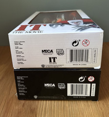 NECA Reel Toys IT Pennywise Lot of 8″ figures – It the Movie 1990 and It 2017