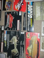 1980s Box File Card Blueprints Lot G.I. GI Joe Cobra Vintage 1990s 3.75 ARAH 80s