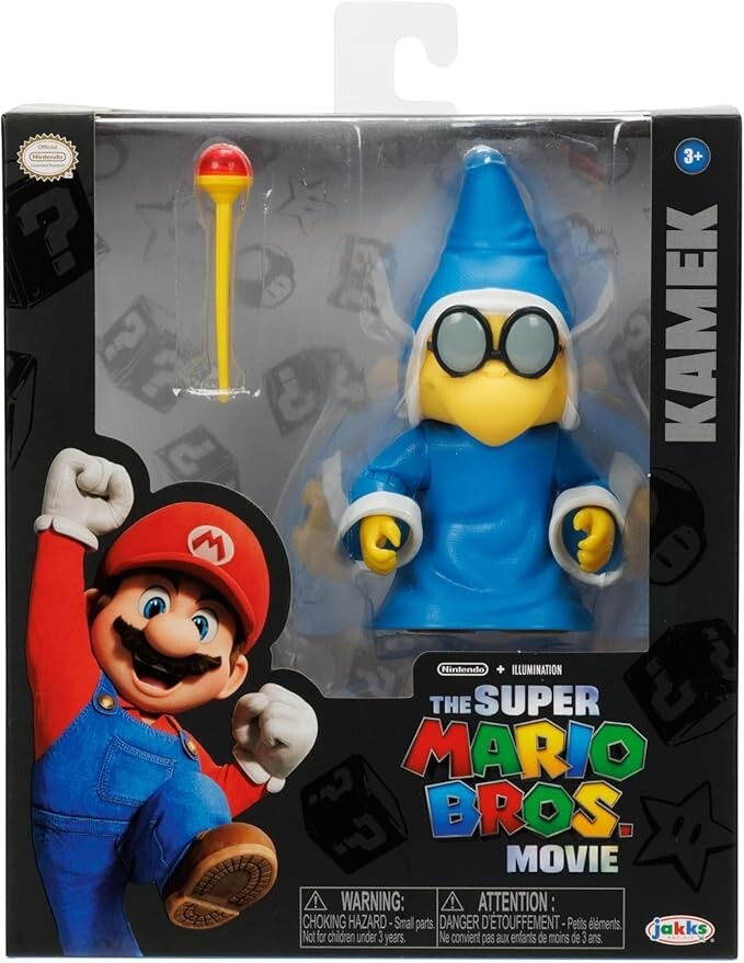 The Super Mario Bros Movie 5″ Action Figure Series 2 Magikoopa Figure with Wand