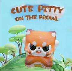 Cute Pitty On The Prowl Mini Figures-Pick Your Animal