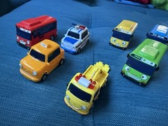 The Tayo Little Bus & Friends Lot Of 10 Toy Car Bus Fire Truck Taxi Tow Truck