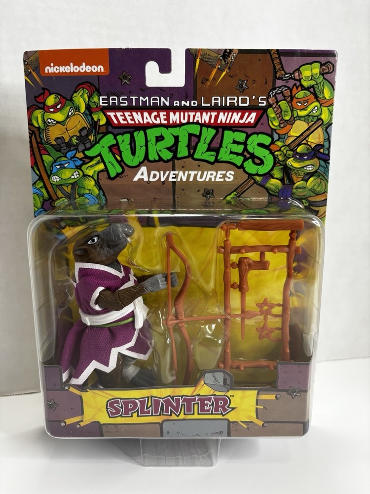 Teenage Mutant Ninja Turtles Splinter Figure TMNT Adventures Playmates 2023 New