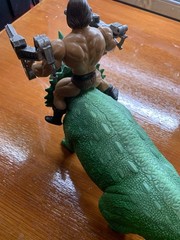 CUSTOM BIONATOPS Triceratops He-man MOTU Must See! ONE-OF-A-KIND! Jurassic Park