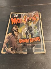 WWE Monsters ROMAN REIGNS as THE WEREWOLF Mattel MOC OTC Bloodline Shield Read