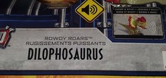 Jurassic World Dilophosaurus Rowdy Roars Uncaged 2021 Mattel Dinosaur