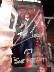 Walking Dead Abraham Signed McFarlane Action Figure Image Comics Michael Cuditz