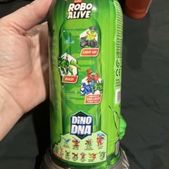 Robo Alive Dino DNA Dinosaur Robot Toy for Child , Light-Up DNA Helix Spine by Z