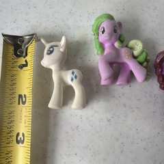 My Little Pony G4 Novelty Eraser Lot Rarity Cheerilee Fizzypop 4 Piece Set Toy