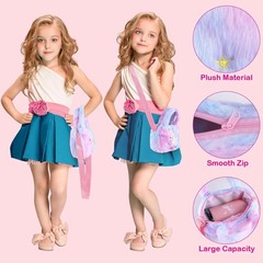 Unicorns Gifts for Girls 4 5 6 7 8 9 10+ Years Old with Handbag