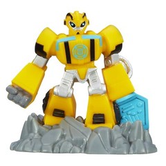 Transformers Rescue Bots BUMBLEBEE & HEATWAVE Figure Beam Box Game Pack Lot of 2