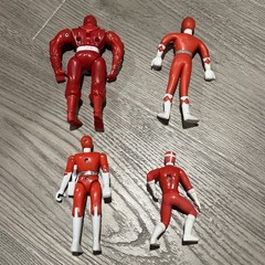 Vintage 1993-2000 MMPR Power Rangers Action Figures Green White Red Pink LOT