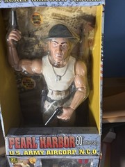 Men of Honor Pearl Harbor US Army 1:3 Military Figure 60th Anniversary WWII NOS.