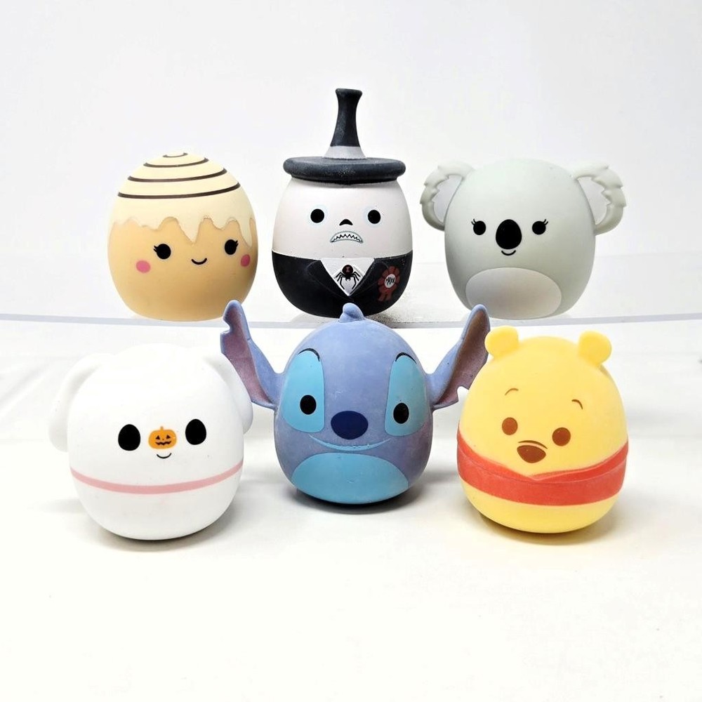 SQUISHMALLOWS Squooshems — Lot of 6 New Loose Figures (Bin9)