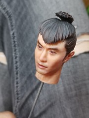 1/12 Japanese samurai soldiers Head Sculpt Fit 6” Male Action Figure Body Toy