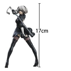 17cm NieR Anime figures standing action figures 9S 2B figurines Doll PVC Model