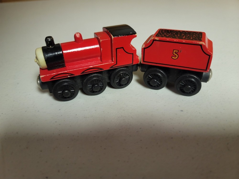 Thomas Wooden Railway Vintage 1996 James Train Britt Allcroft