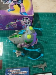 Vintage 1986 G1TF Transformers Decepticon Sharkticon Gnaw Complete Pristine
