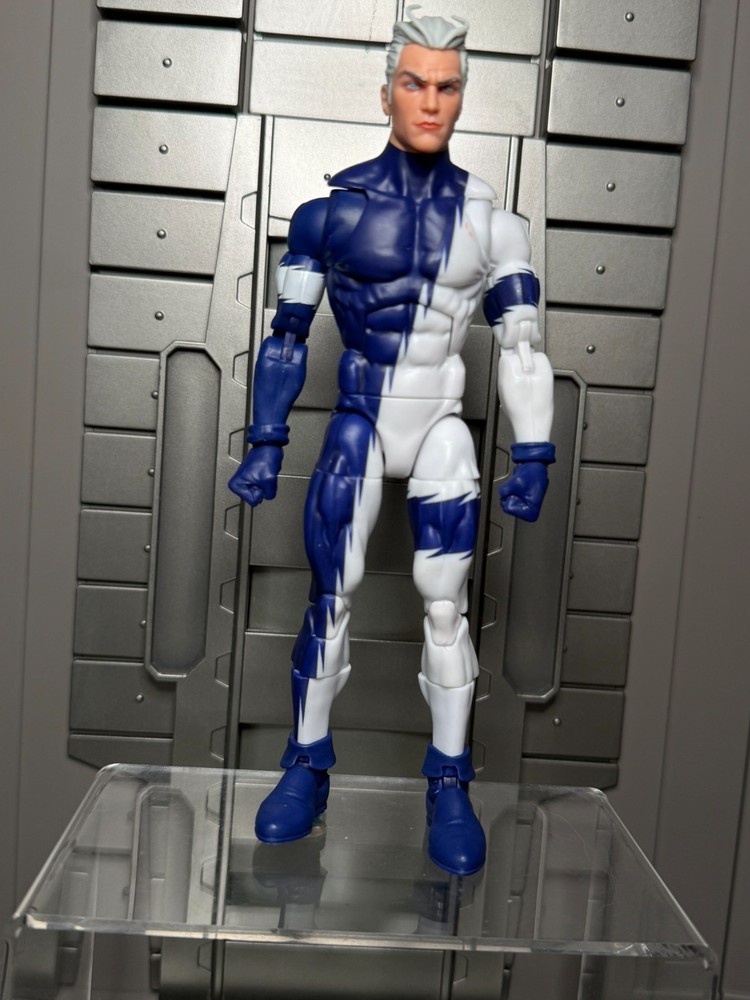 Marvel Legends Avengers Quicksilver 6″ Figure LOOSE ALT HEAD Black Widow 2 Pack