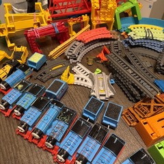 HUGE Lot Of TOMY Thomas & Friends Train Tracks PLARAIL Cars Everything & More!