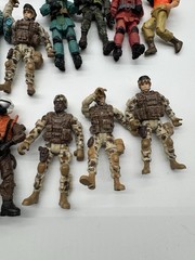 Vintage Military Action Figure Lot 58 Mixed Army Soldier Figures Chai Mai