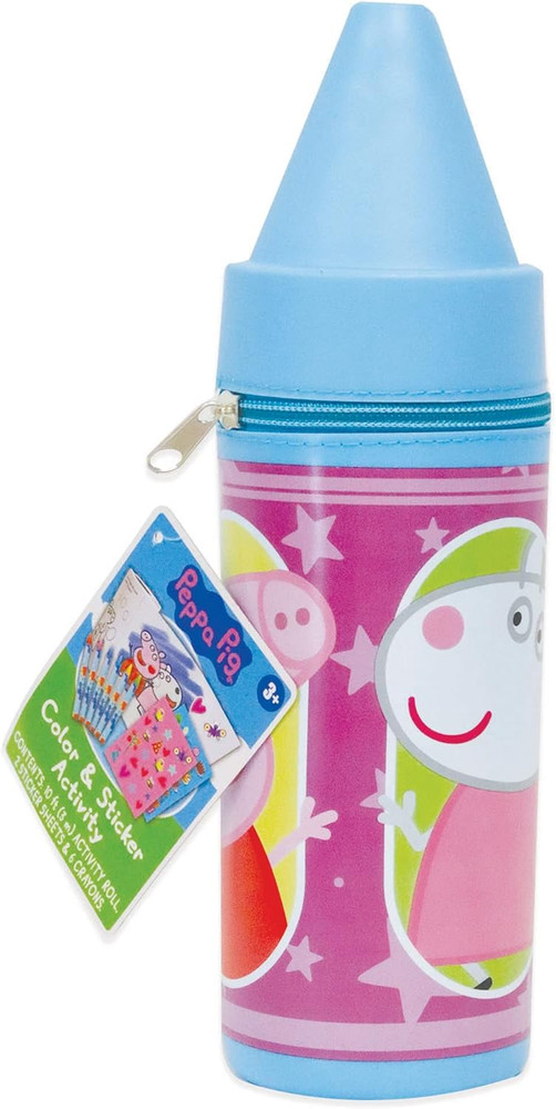 : Color & Sticker Activity – Zipper Case Holds 10′ Coloring Paper, 2 Sticker She
