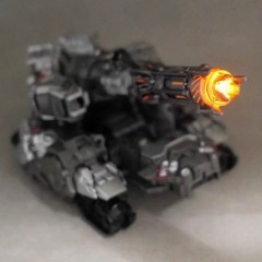 Fluorescent Back Cannon LED Hand Cannon Weapon Upgrade Kit For SS109 Megatank