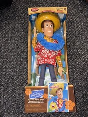 Hawaii Talking Woody Toy Story Disney Pixar Special Edition Voice Still Works
