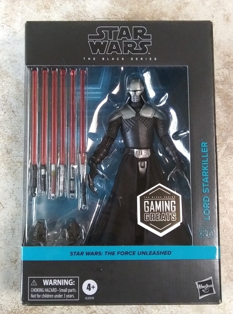 star wars, black series, 6″ sith, lord, starkiller, force unleashed, Hasbro