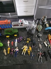67 Items, Assortment Of Toys, Batman, Disney, Mattel