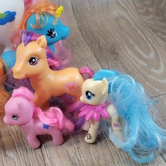 Mixed Lot My Little Pony Mixed Lot of 9 Various Generations Colors and Sizes
