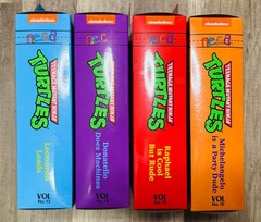 NECA TMNT Pizza Club Complete Set Leonardo Donatello Michelangelo Raphael NEW