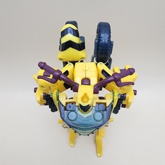 TRANSFORMERS Energon (2003) RAPID RUN 5.5″ Combat Deluxe + NIGHTSCREAM Minicon