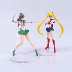5pcs-Set Sailor Moon Anime Figure Mizuno Ami Tsukino Usagi Hino Rei Aino Minako